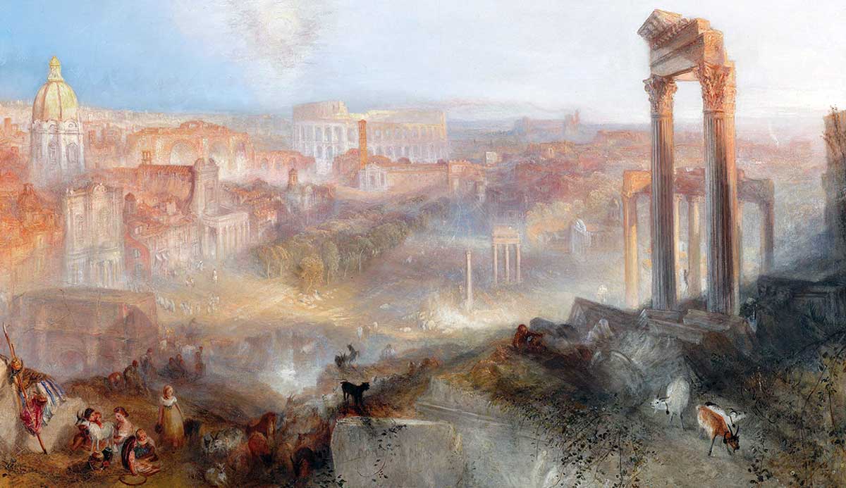 painting modern rome campo vaccino getty center