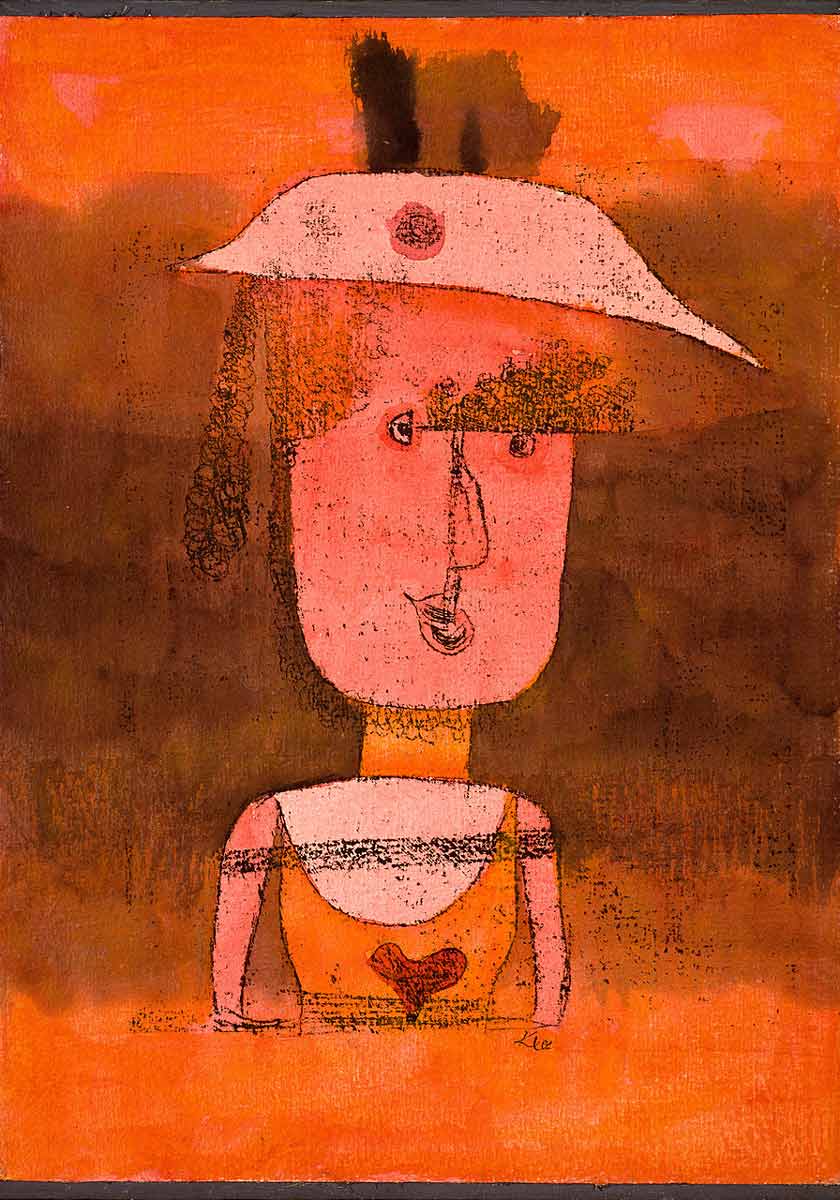 paul klee portrait of mrs p painting