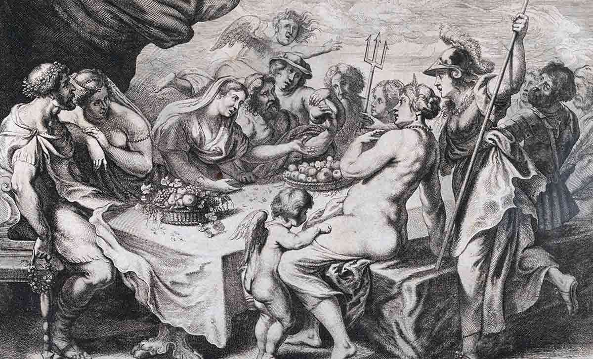 peleus thetis engraving rubens
