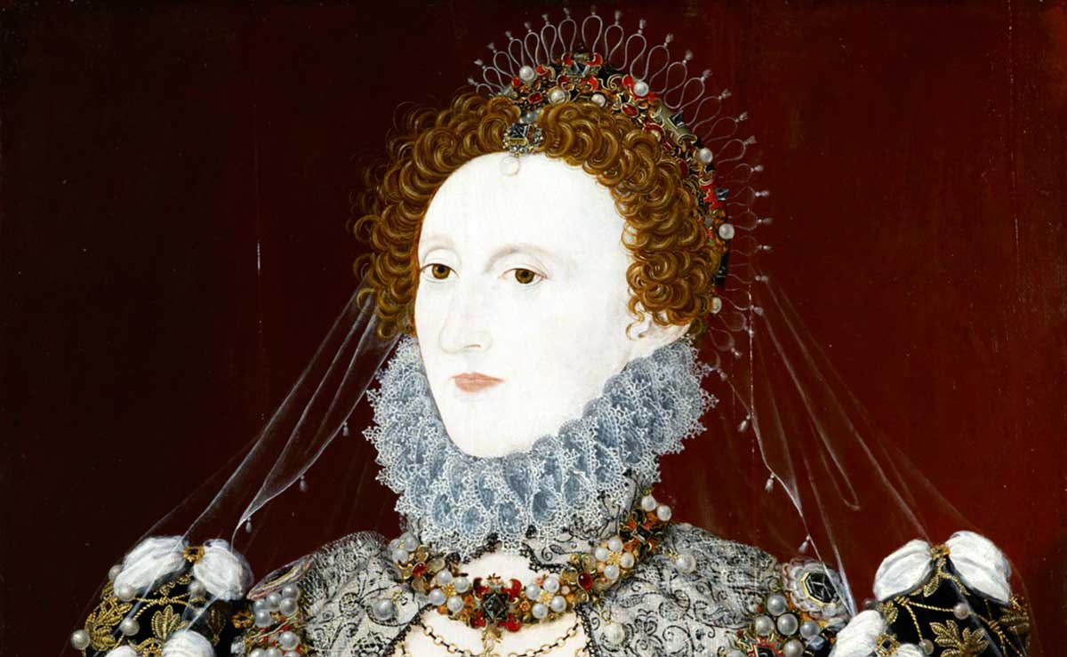 portrait elizabeth i black gold dress