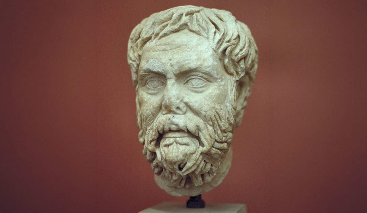 pyrrho head bust