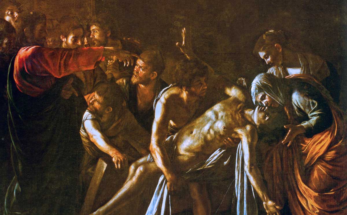 raising of lazarus caravaggio