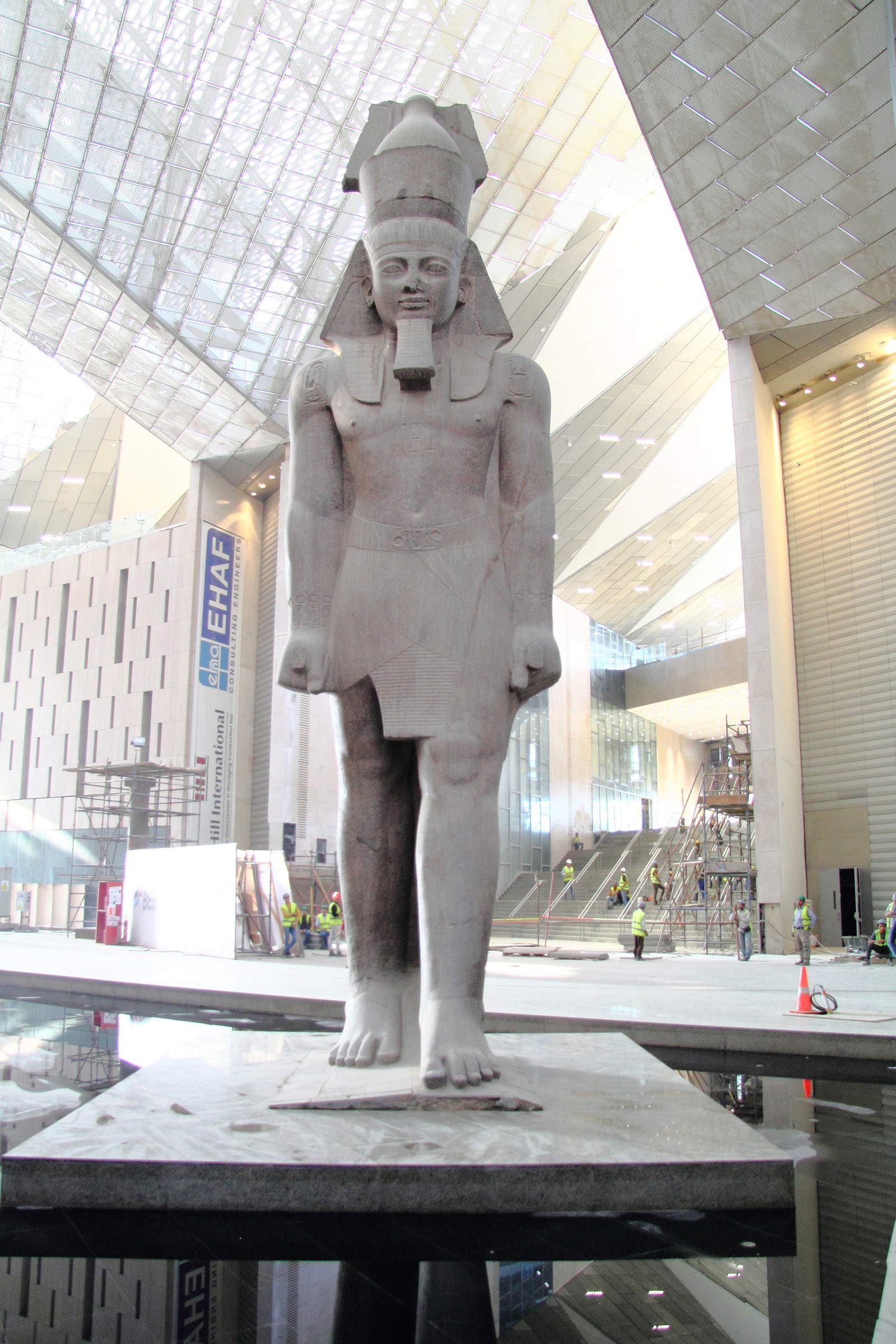 ramses II statue grand egyptian museum
