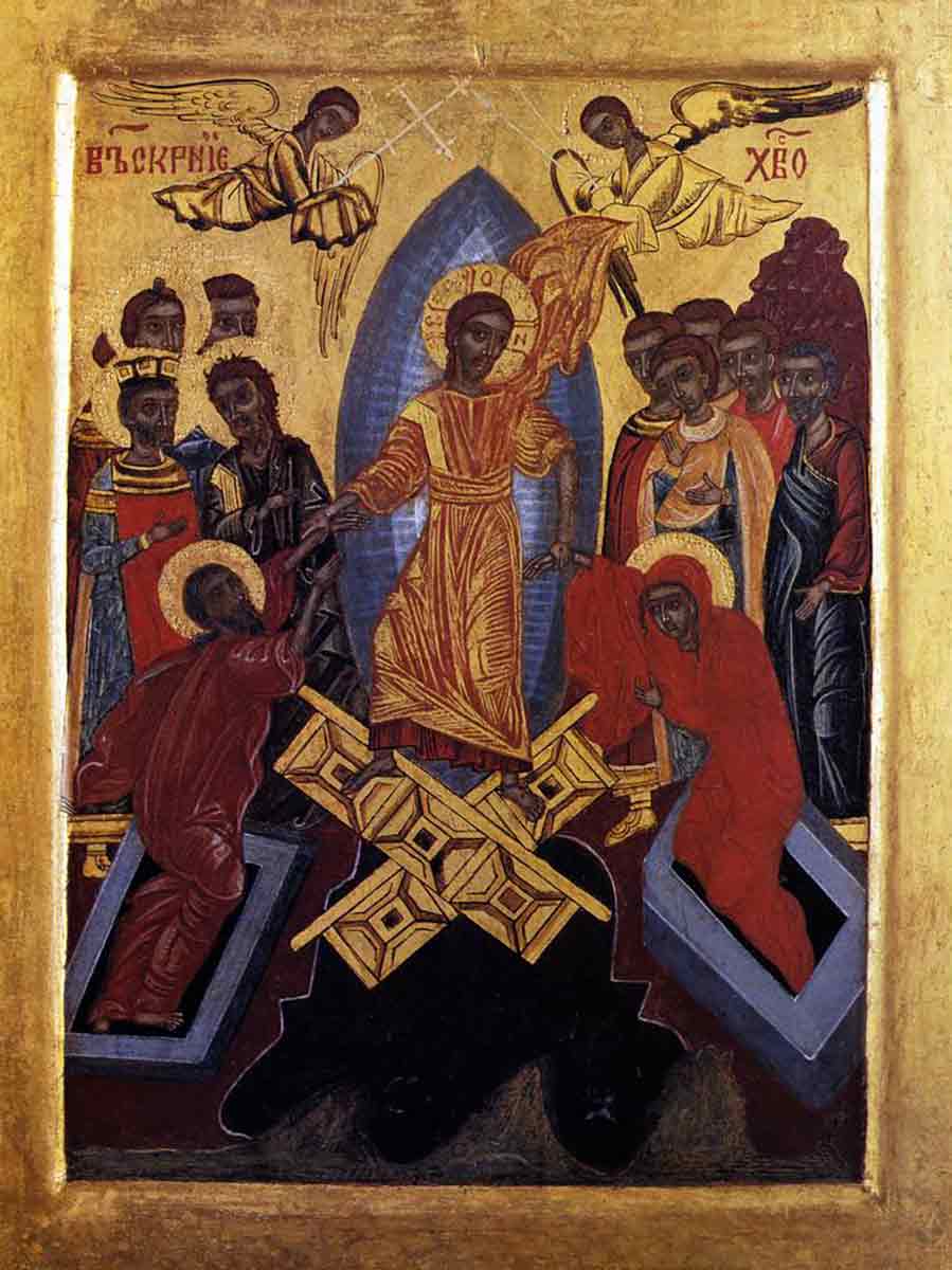 resurrection bulgarian eastern orthodox icon easter