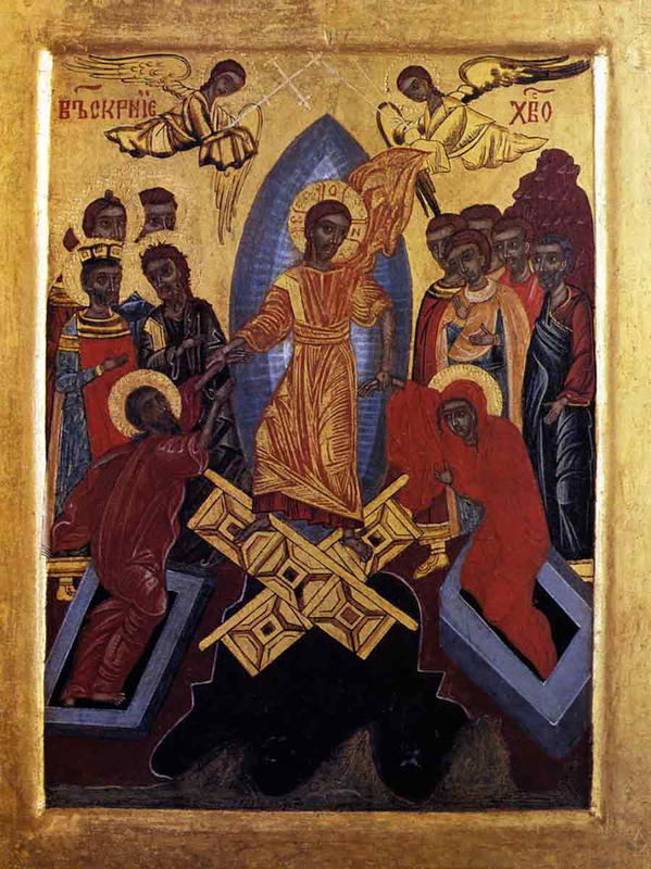 resurrection bulgarian eastern orthodox icon easter