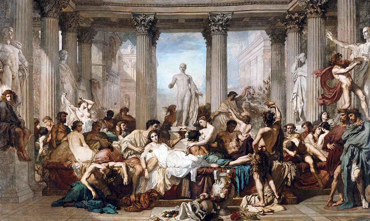 romans in their decadance