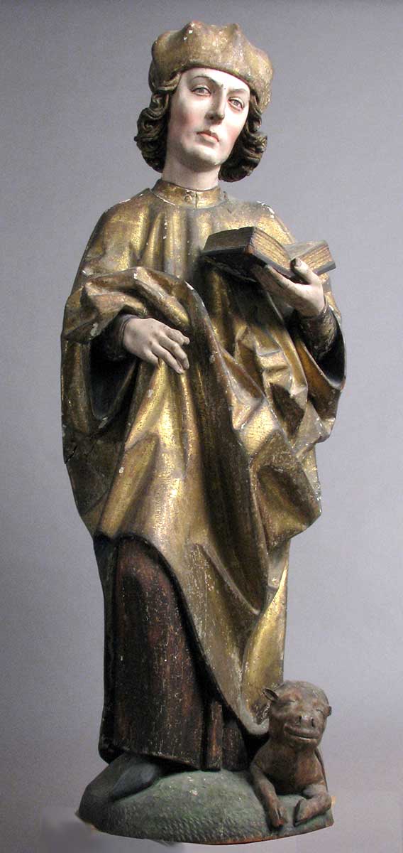 saint luke statue christian creeds
