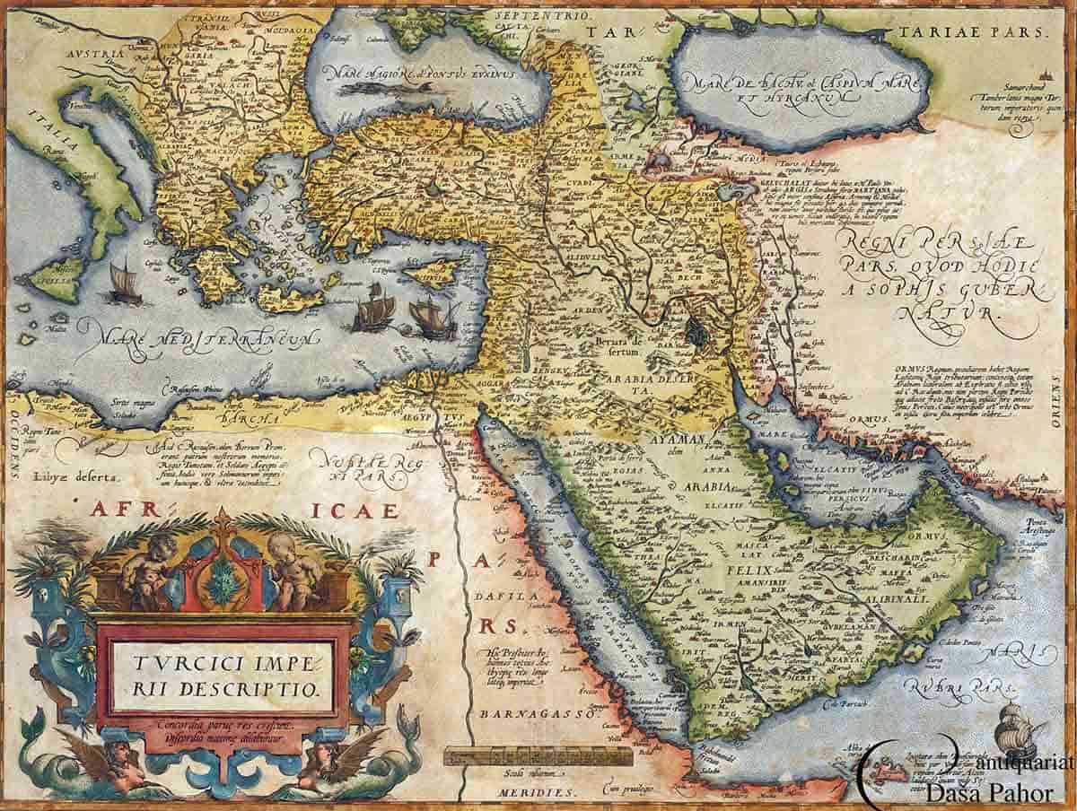 sixteenth century map islamic empires