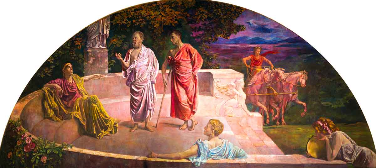 socrates discusses republic