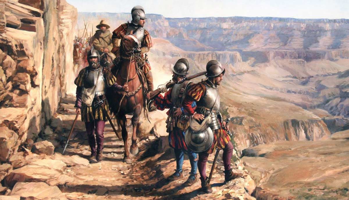 spanish conquistadores colorado painting
