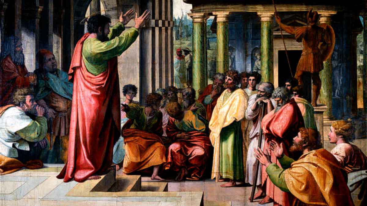 st paul preaching athens