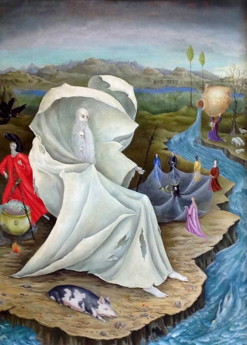The Temptation of St. Anthony, by Leonora Carrington, 1945. Source: Leonora Carrington Estate