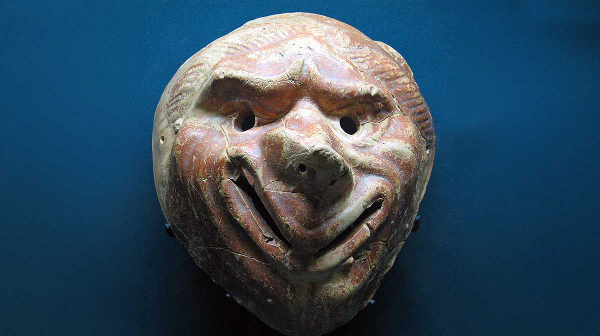 terracotta mask roman theater