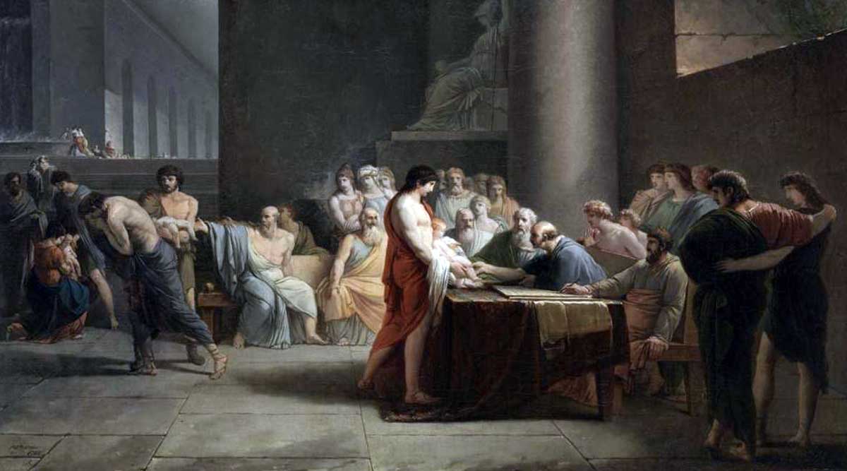 the selection of children in sparta