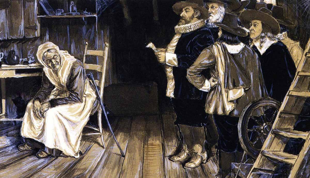 the witch hunt painting by henry tanner