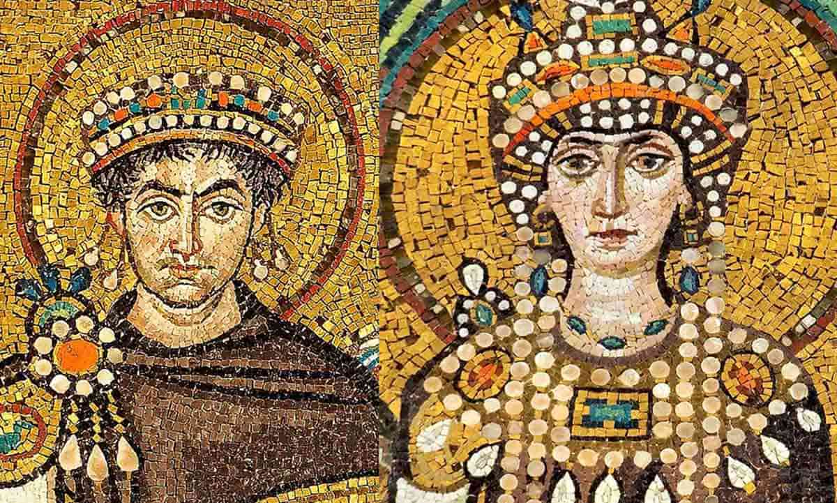 theodora mosaic basilica san vitale scandalous marriage