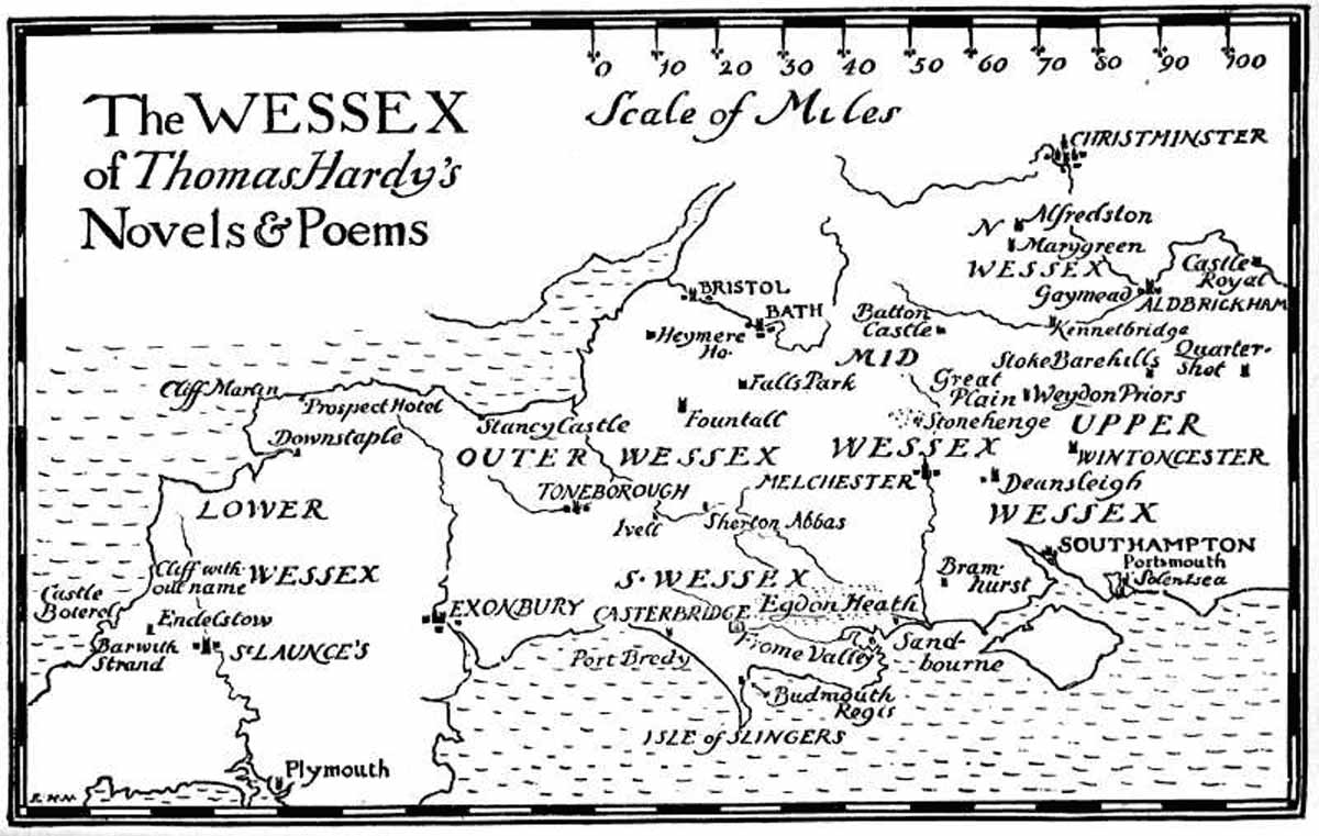 thomas hardy wessex map