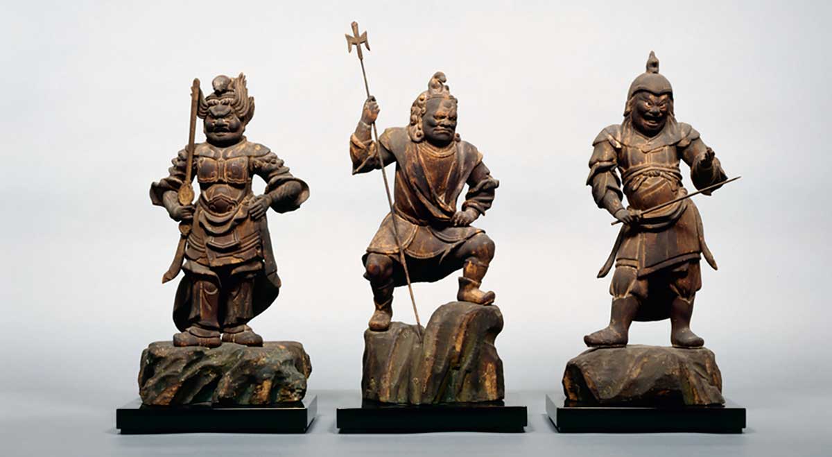 three generals statues nara national museum