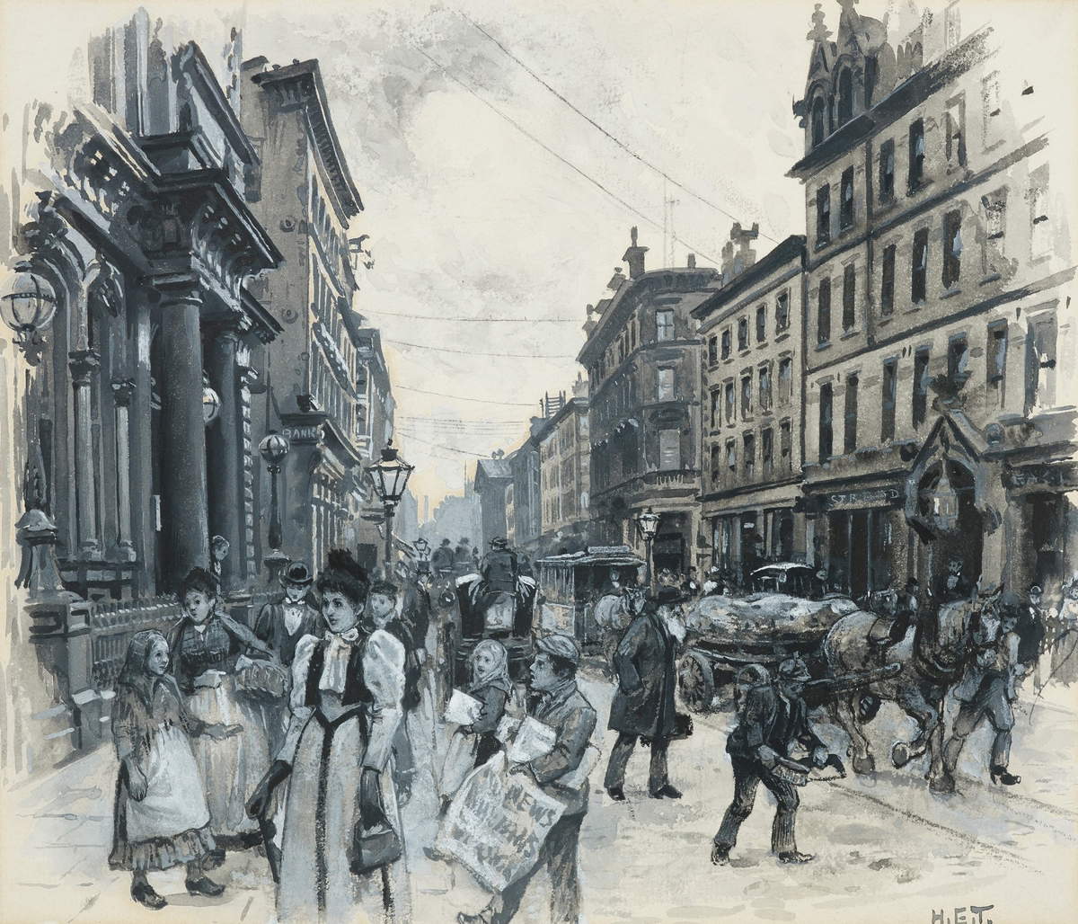 Tidmarsh, Henry Edward, 1854 1939; Corporation Street