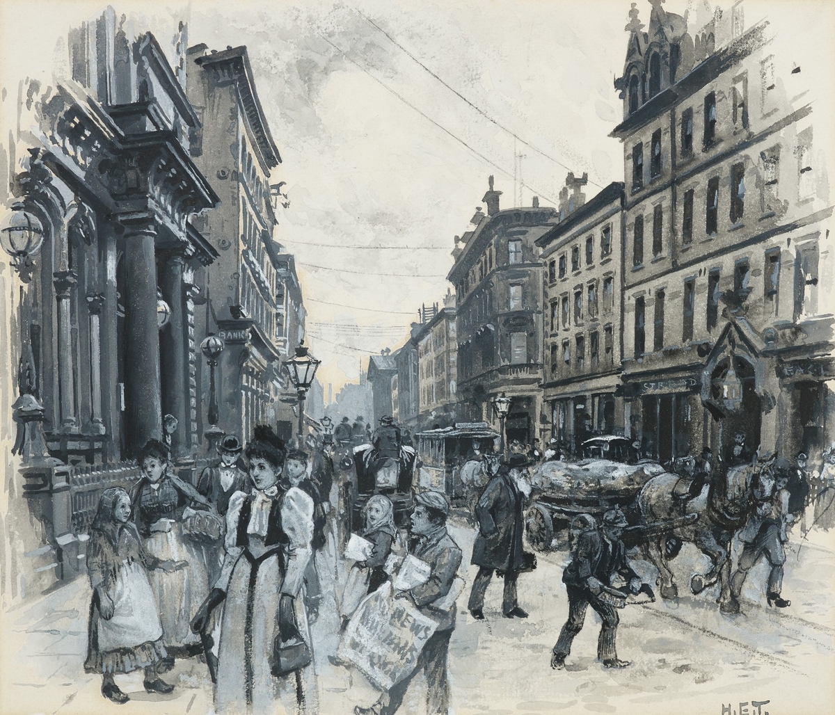 Tidmarsh, Henry Edward, 1854 1939; Corporation Street