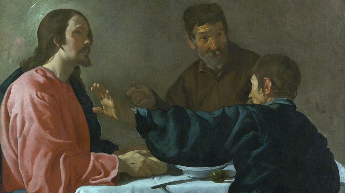velazquez supper emmaus painting