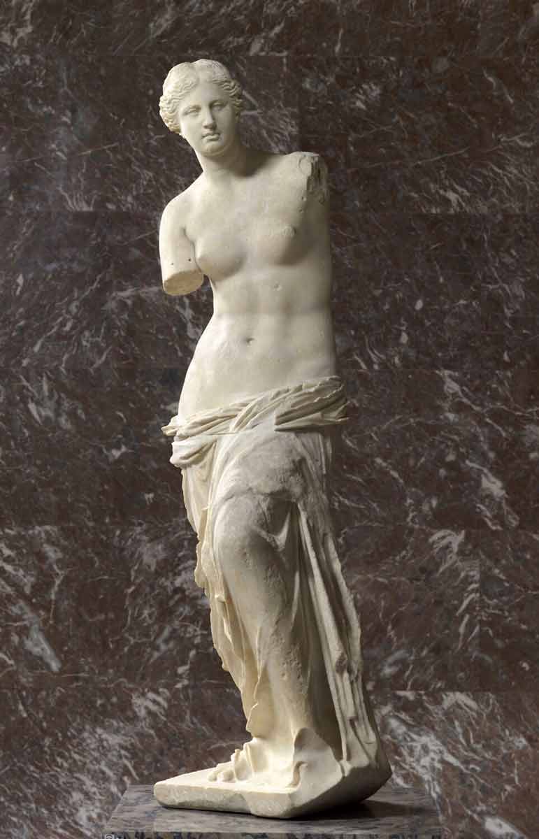 Venus de Milo, Greece, c. 150-125 BC. Source: Musée du Louvre, Paris
