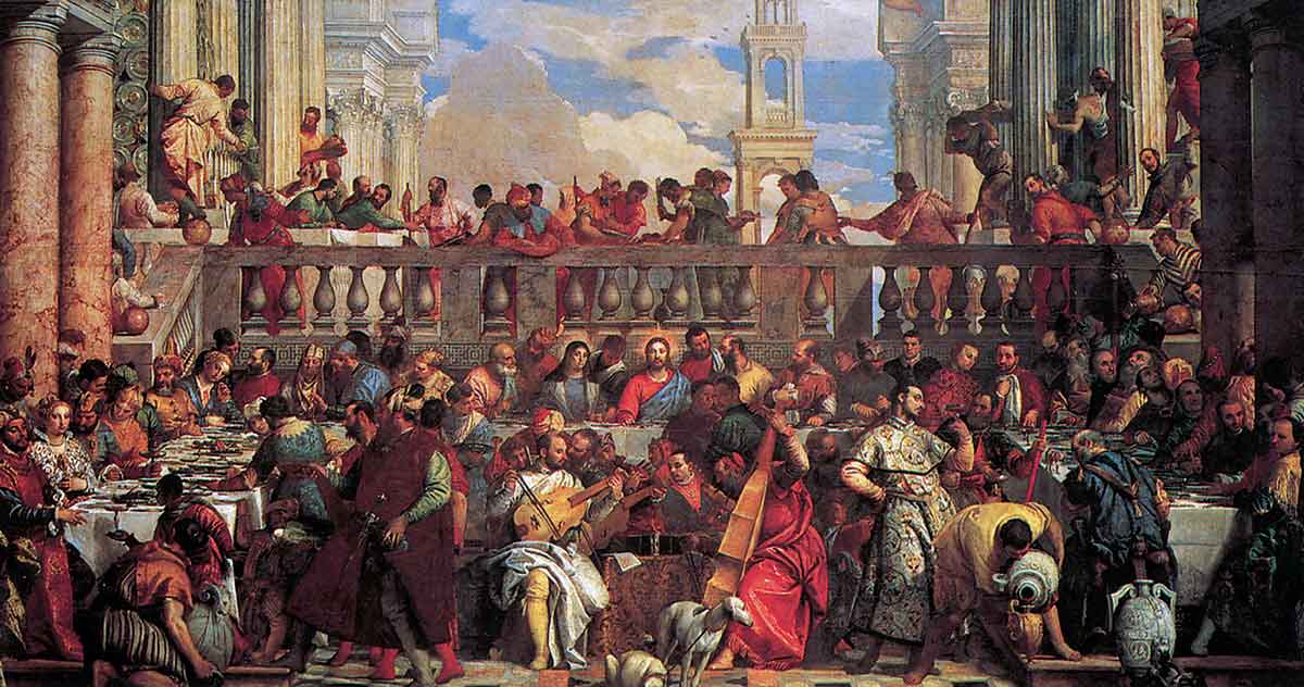 veronese wedding at cana 1563 louvre