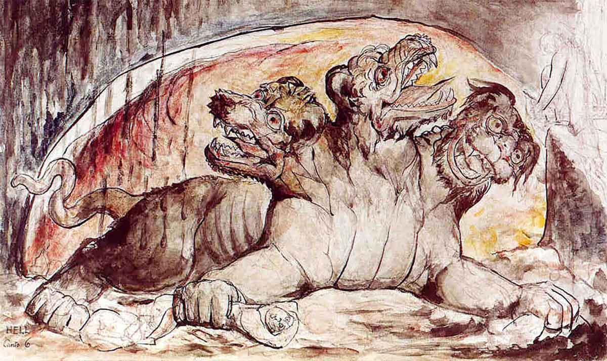 william blake cerberus