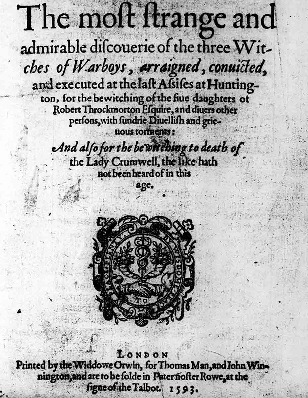 witches of warboy witchcraft pamphlet 1593