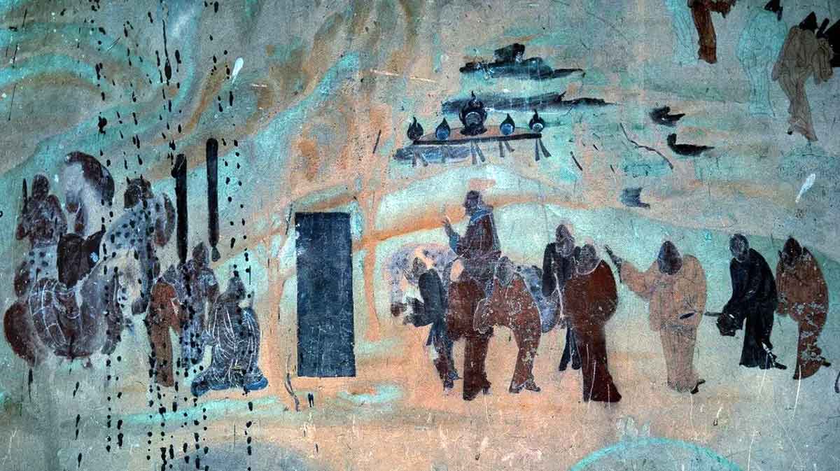 zhang qian mural