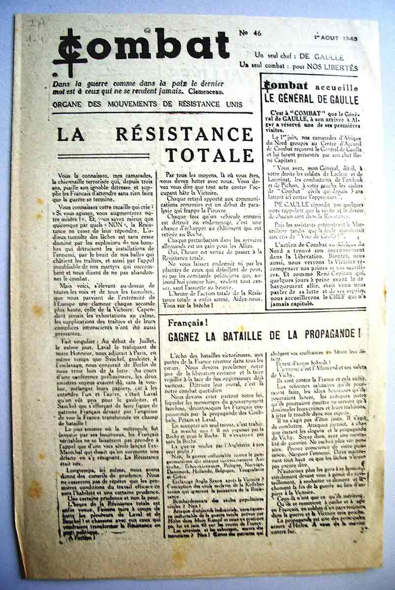 Albert Camus Combat