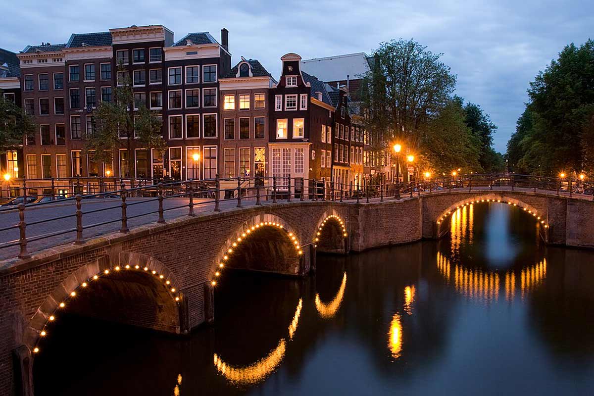 Amsterdam Canal Evening