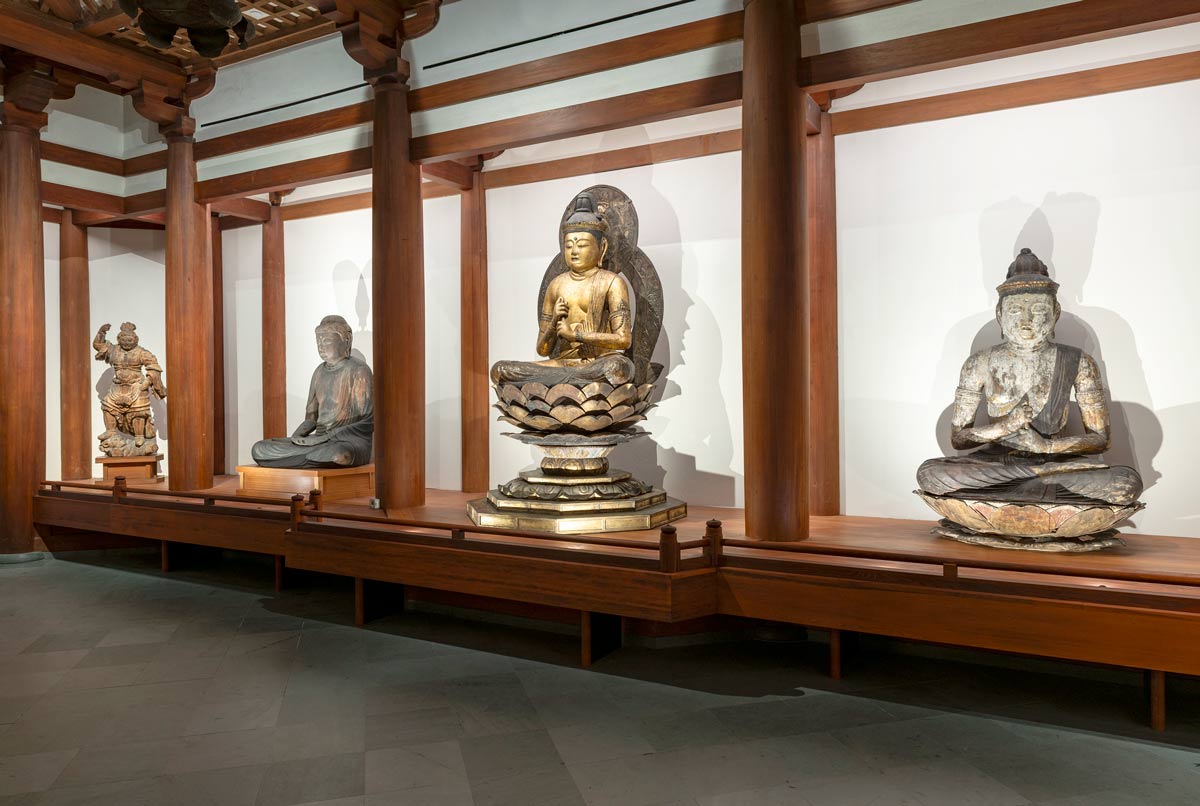 The Japanese Buddhist Temple Room, which originally opened in 1909, is a visitor favorite. Photo courtesy of MFA, Boston.