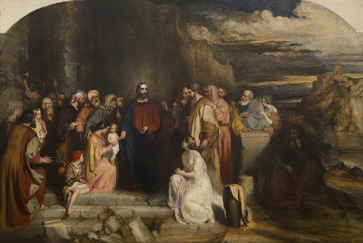 Christ teaches humility