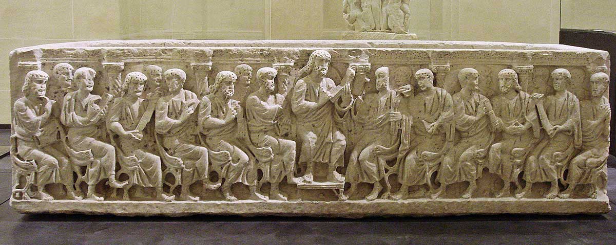 Gallo Roman Christian Sarcophagus