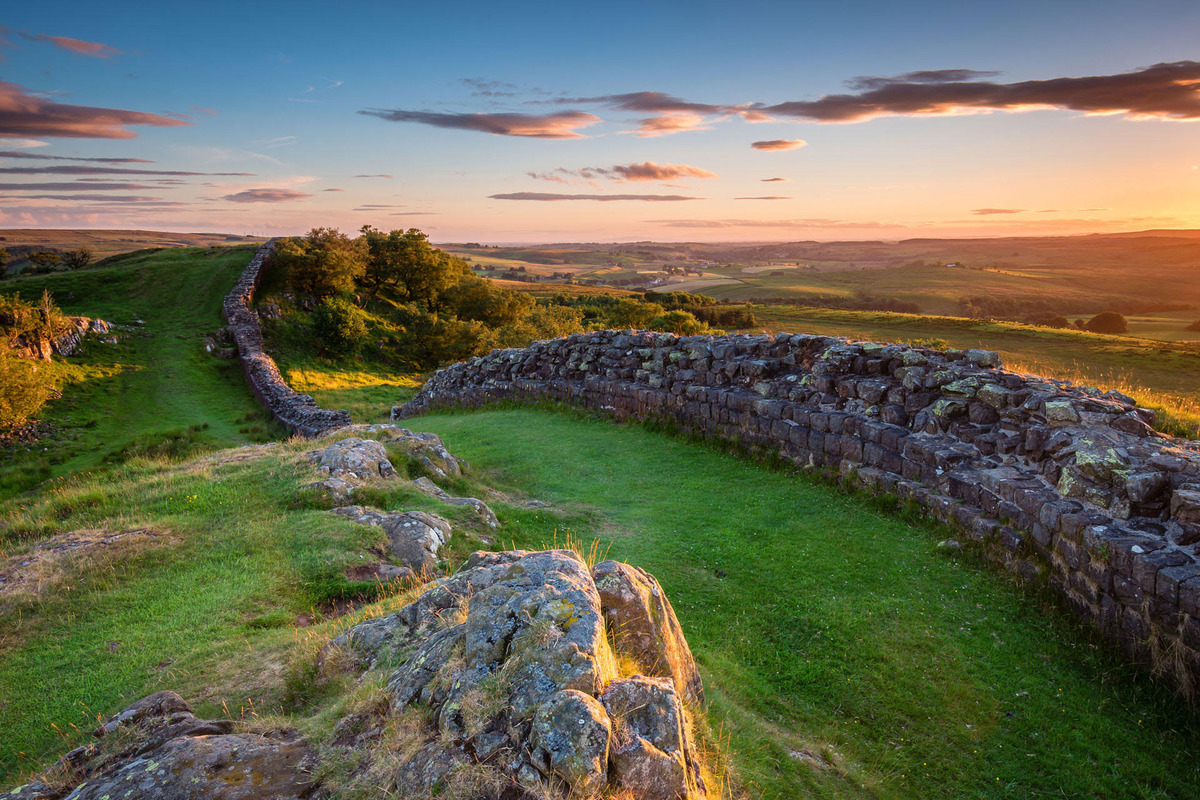 Hadrian's Wall at Carlisle. Source: Photographed by David Head