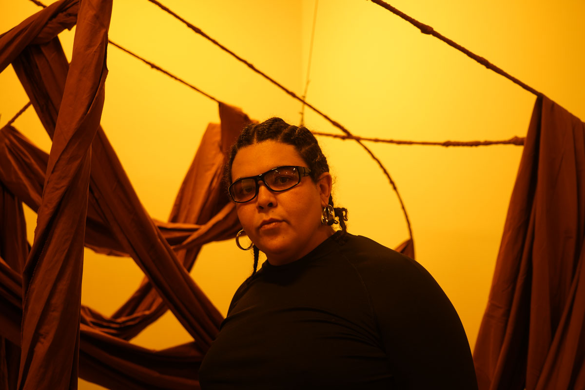 Jota Mombaça, photographed by Pedro Yared Lima, 2026. Source: MAM São Paulo