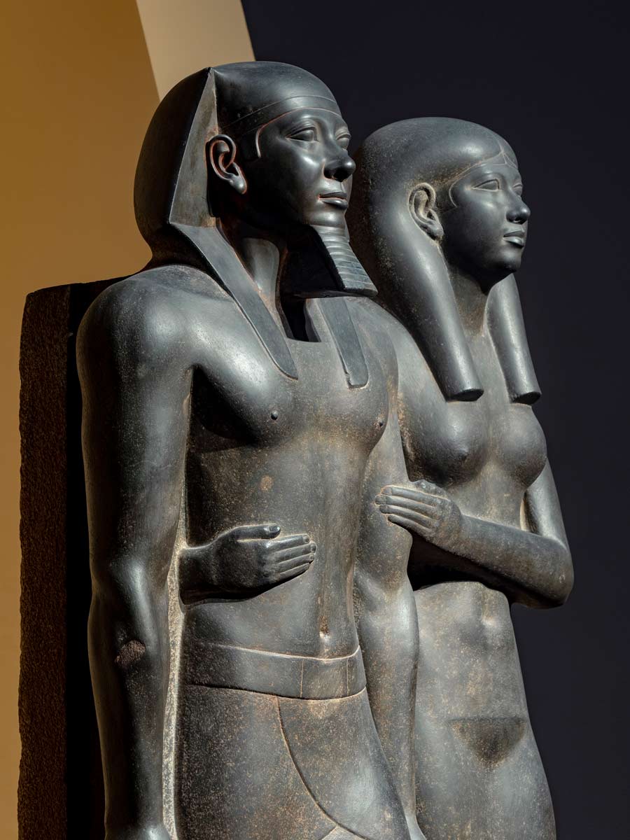 The regal couple displays the Egyptian ideal of beauty, the way they wished to be remembered for eternity. Photo courtesy of MFA, Boston.