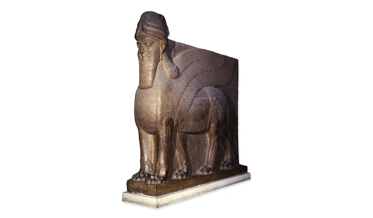 Lamassu statue minrud