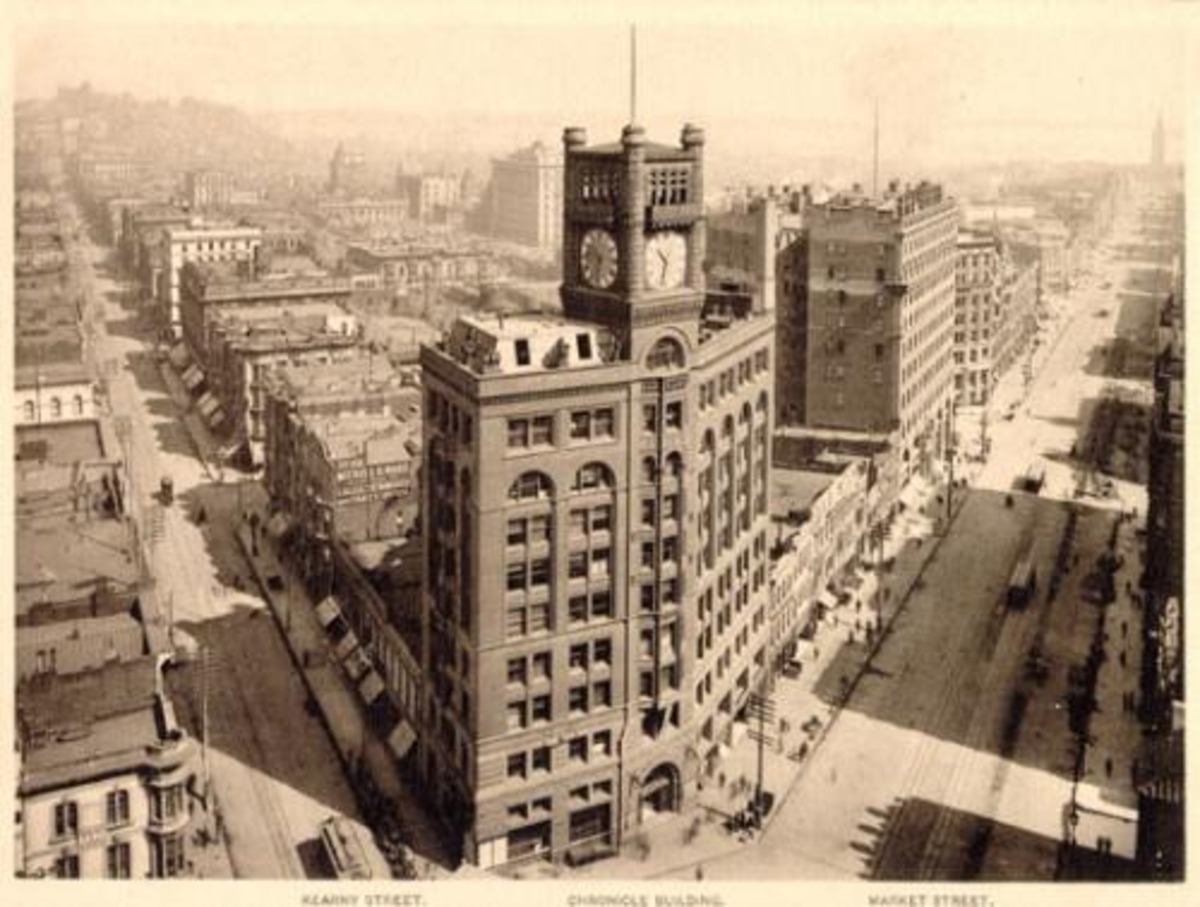 Old Chronicle Building, San Francisco, 1904. Source: San Francisco Public Library