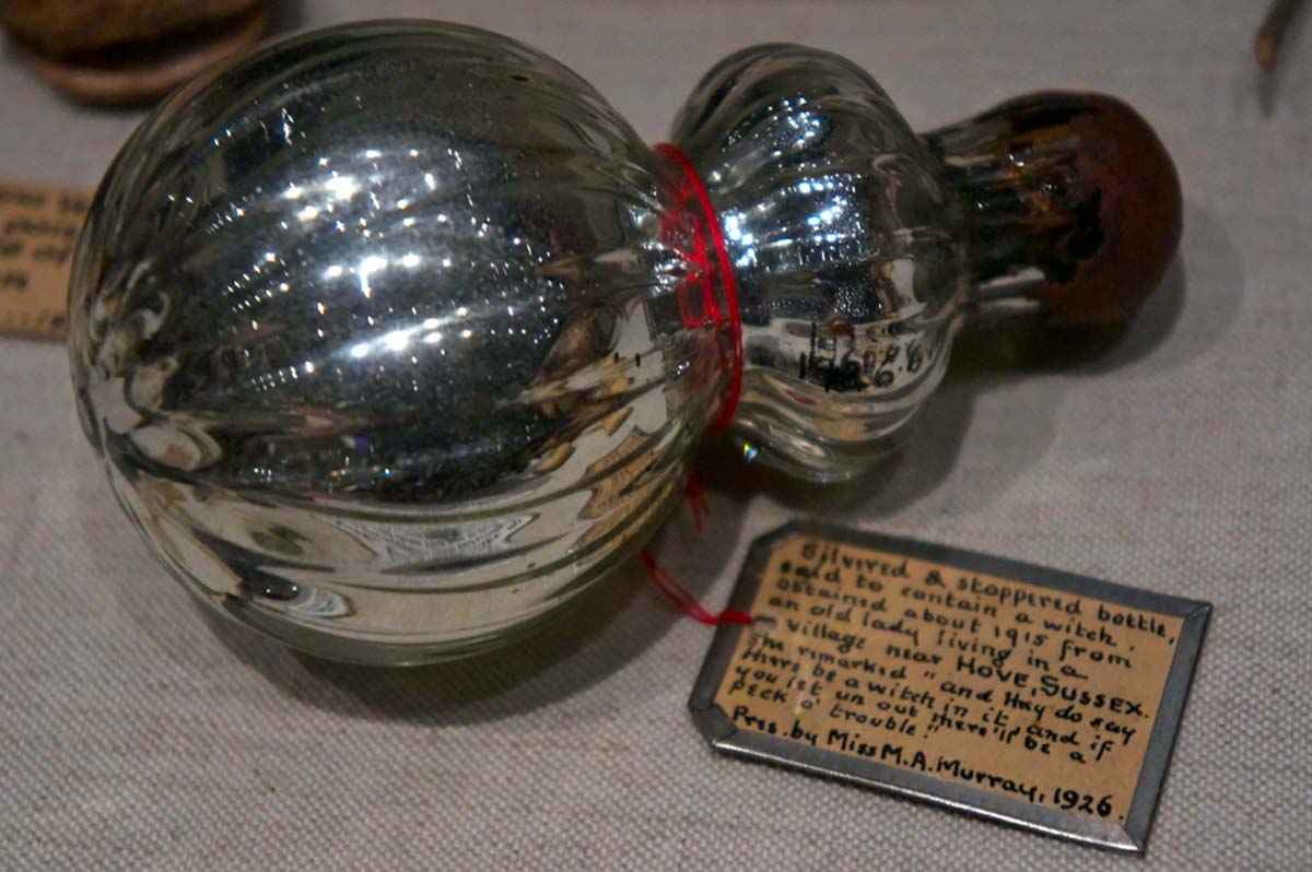 Witch in a Bottle Pitt Rivers Museum
