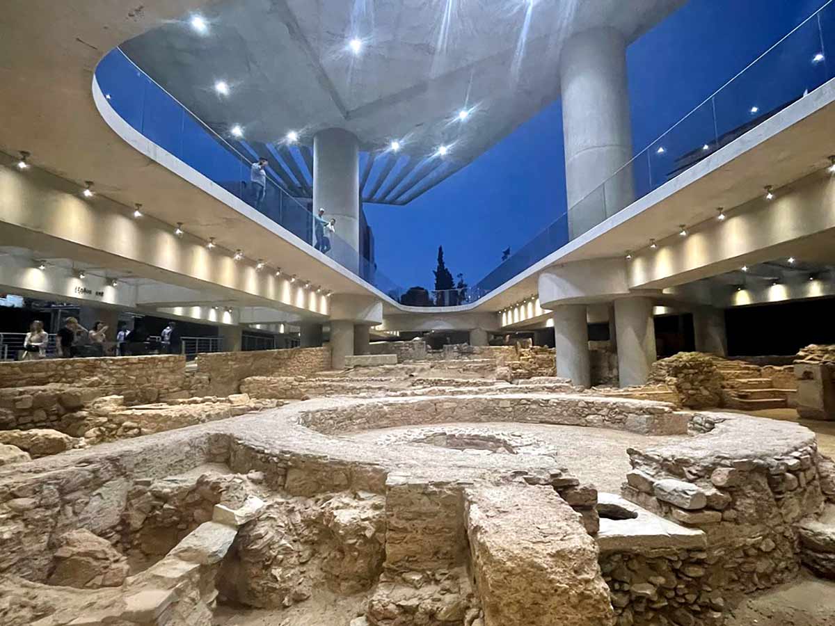 acropolis museum athens archaological site