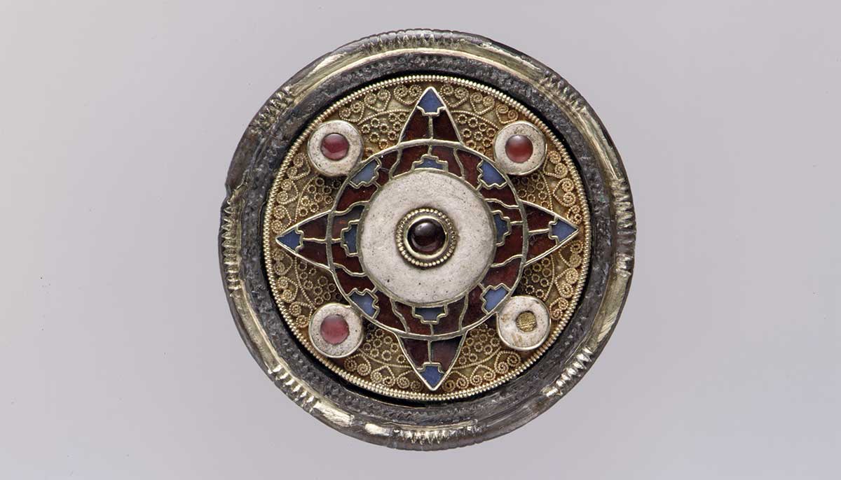 anglo saxon disc brooch