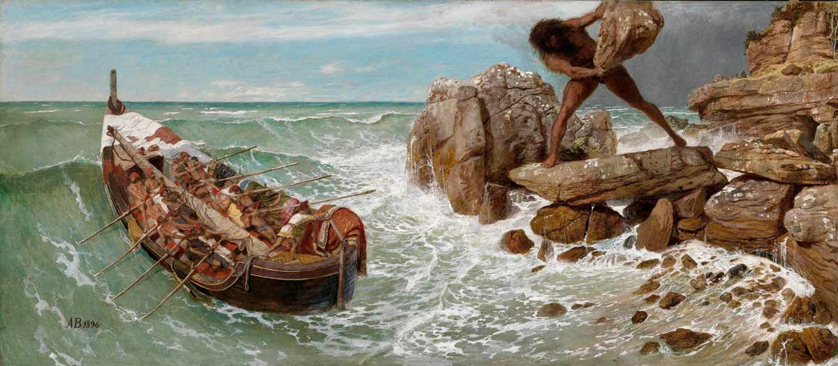 arnold bocklin odysseus and polyphemus