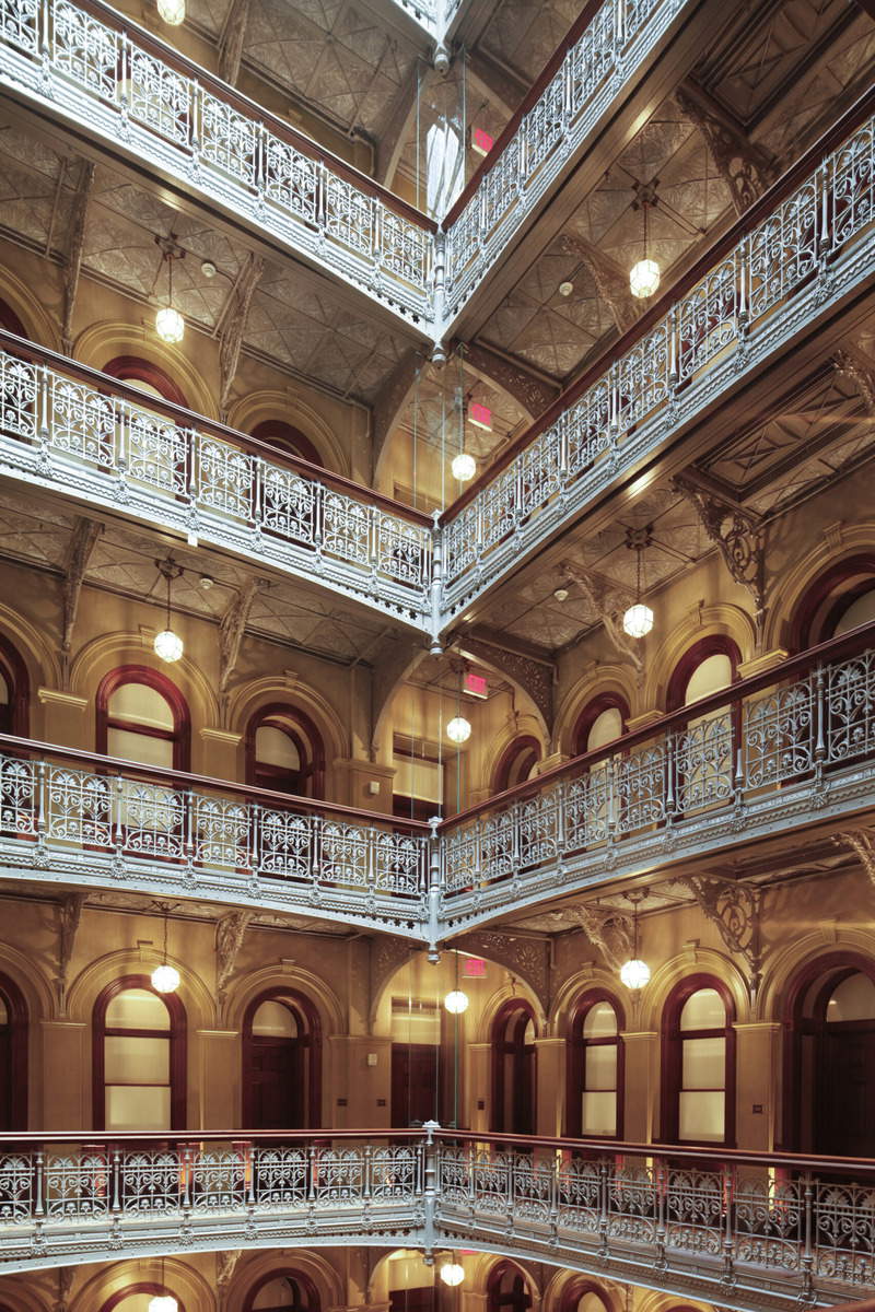 The artium in the Temple Court Building, New York. Source: Historic Districts Council