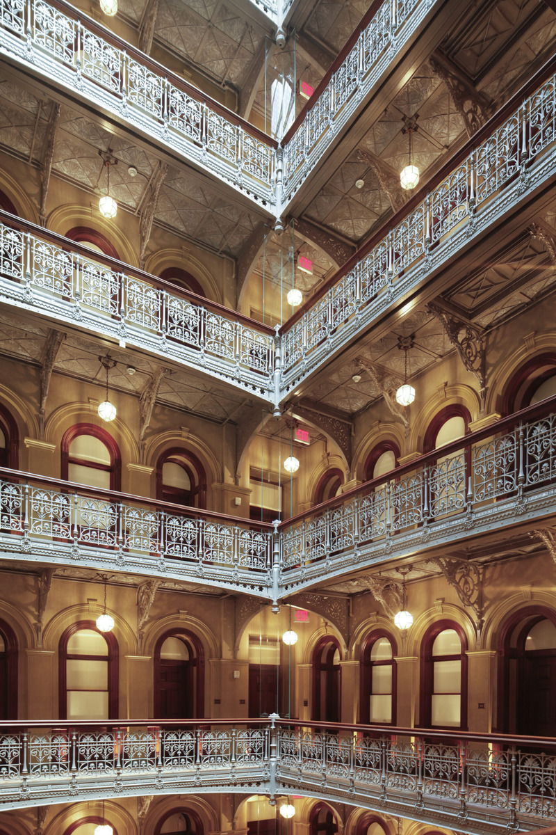 The artium in the Temple Court Building, New York. Source: Historic Districts Council