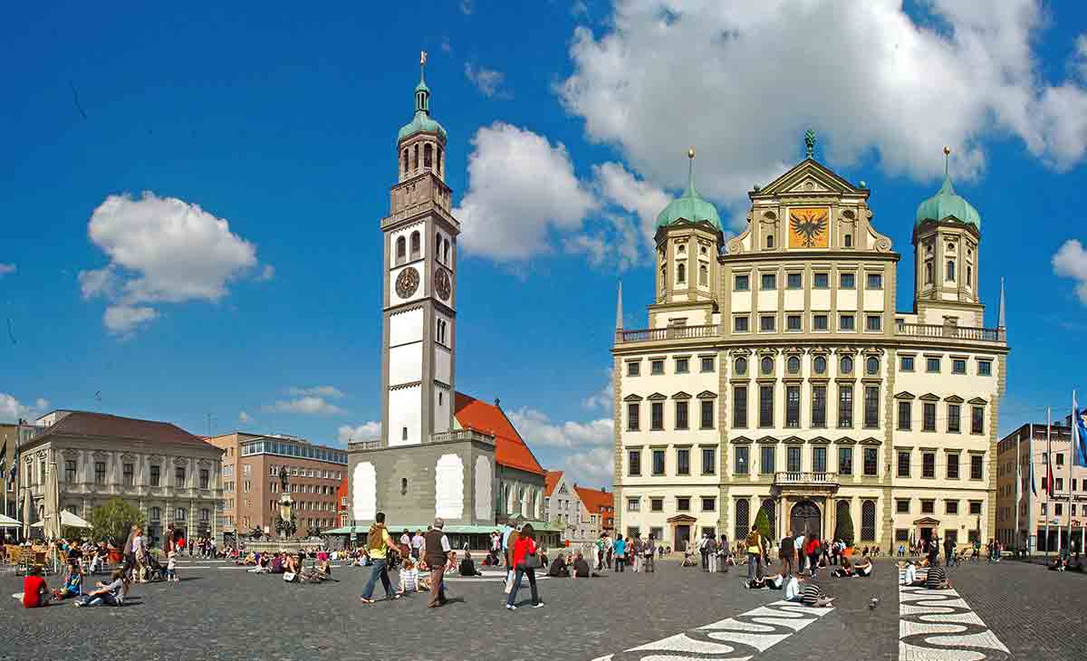augsburg city center