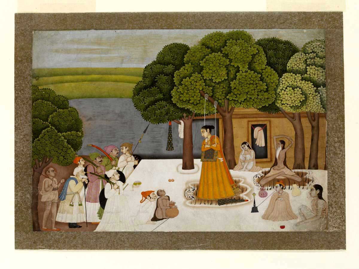 author unknown prince and his attendands painting