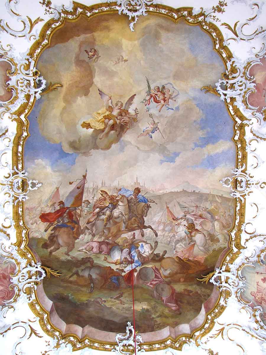 battle of lechfeld mural