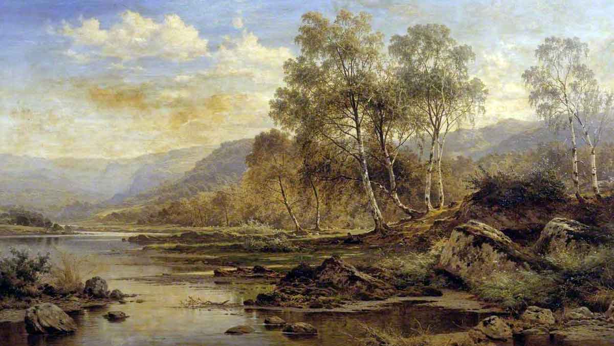 benjamin williams leader valley llugwy painting